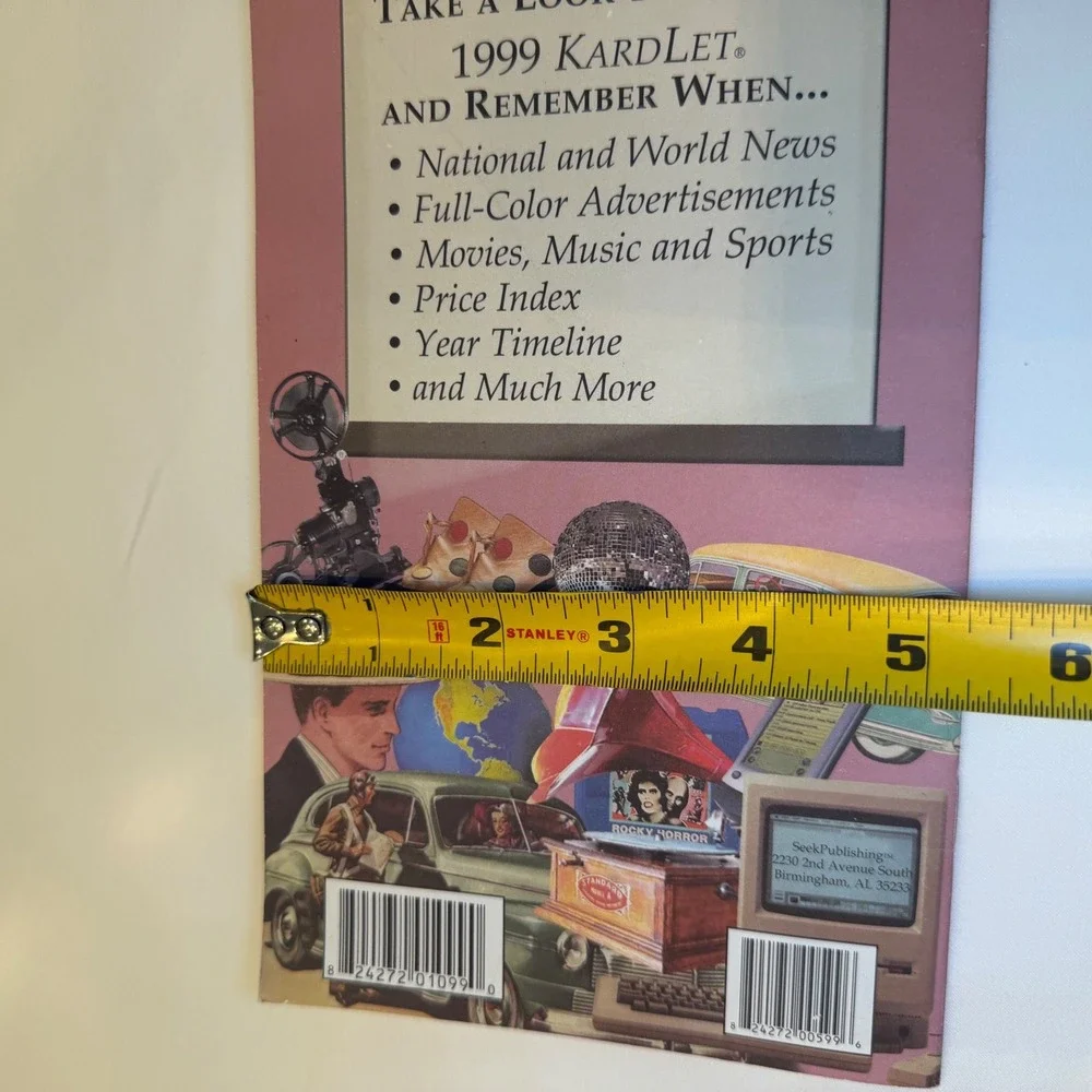 1999 Remember When KardLet Nostalgic Look Back In Time Booklet Seek Publishing